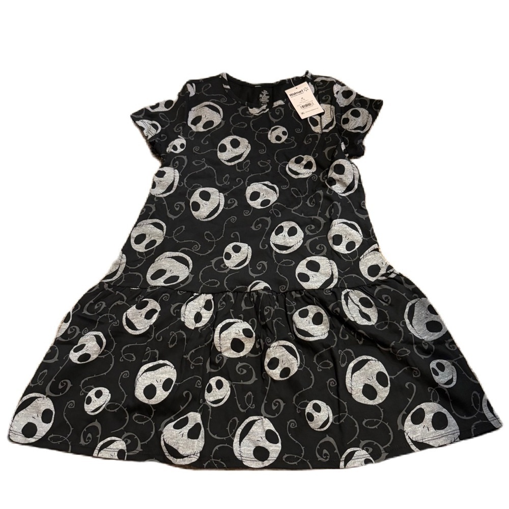 Disney Nightmare Before Christmas Jersey Dress NEW Medium 7/8 Girls Jack